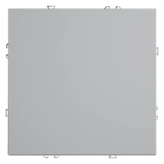 Изображение Выключатель с самовозвратом встраиваемый VOLTUM S70 одноклавишный 10А (серый)