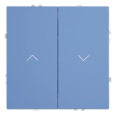 Изображение Выключатель встраиваемый VOLTUM S70 для жалюзи 10А (деним)